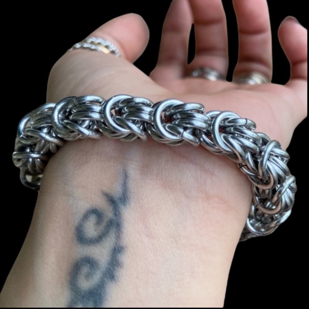 Labradorite maille bracelets 2 - Picture 5 of 16